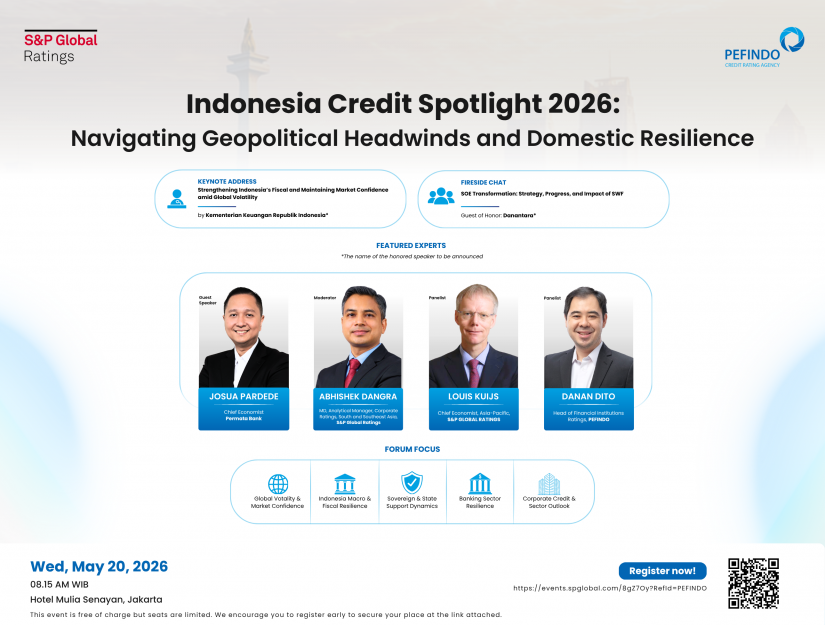 Upcoming Event: Indonesia Credit Spotlight 2026: Navigating Geopolitical Headwinds and Domestic Resilience