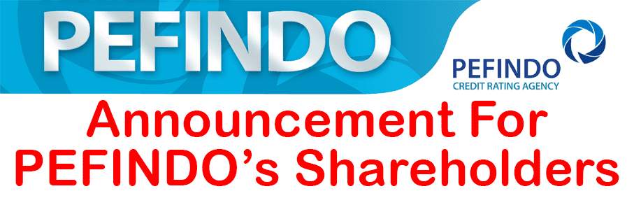 Announcement for pefindo's shareholders
