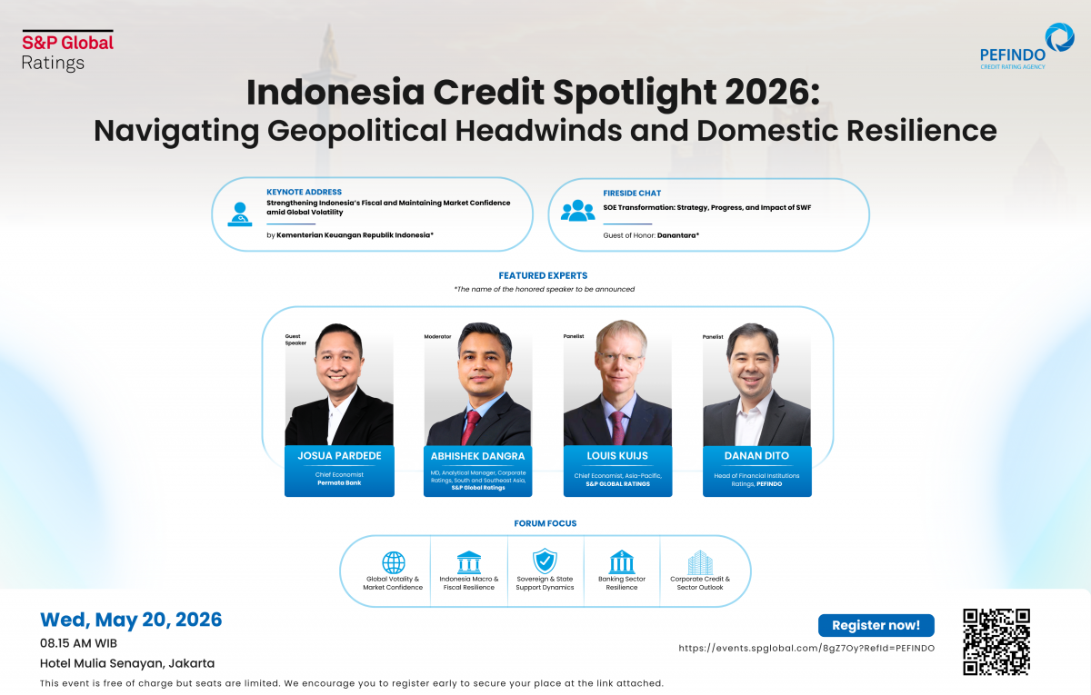 Upcoming Event: Indonesia Credit Spotlight 2026: Navigating Geopolitical Headwinds and Domestic Resilience