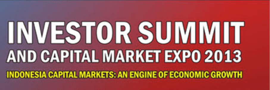 Investor Summit and Capital Market Expo 2013