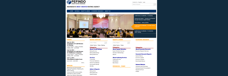 PEFINDO has launched new website