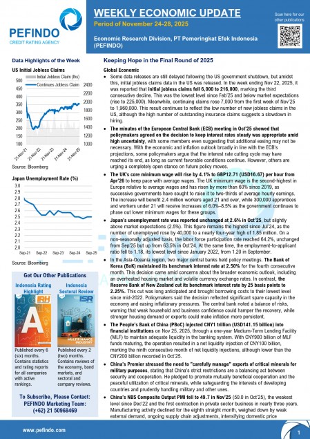 Fourth Week of November 2025
